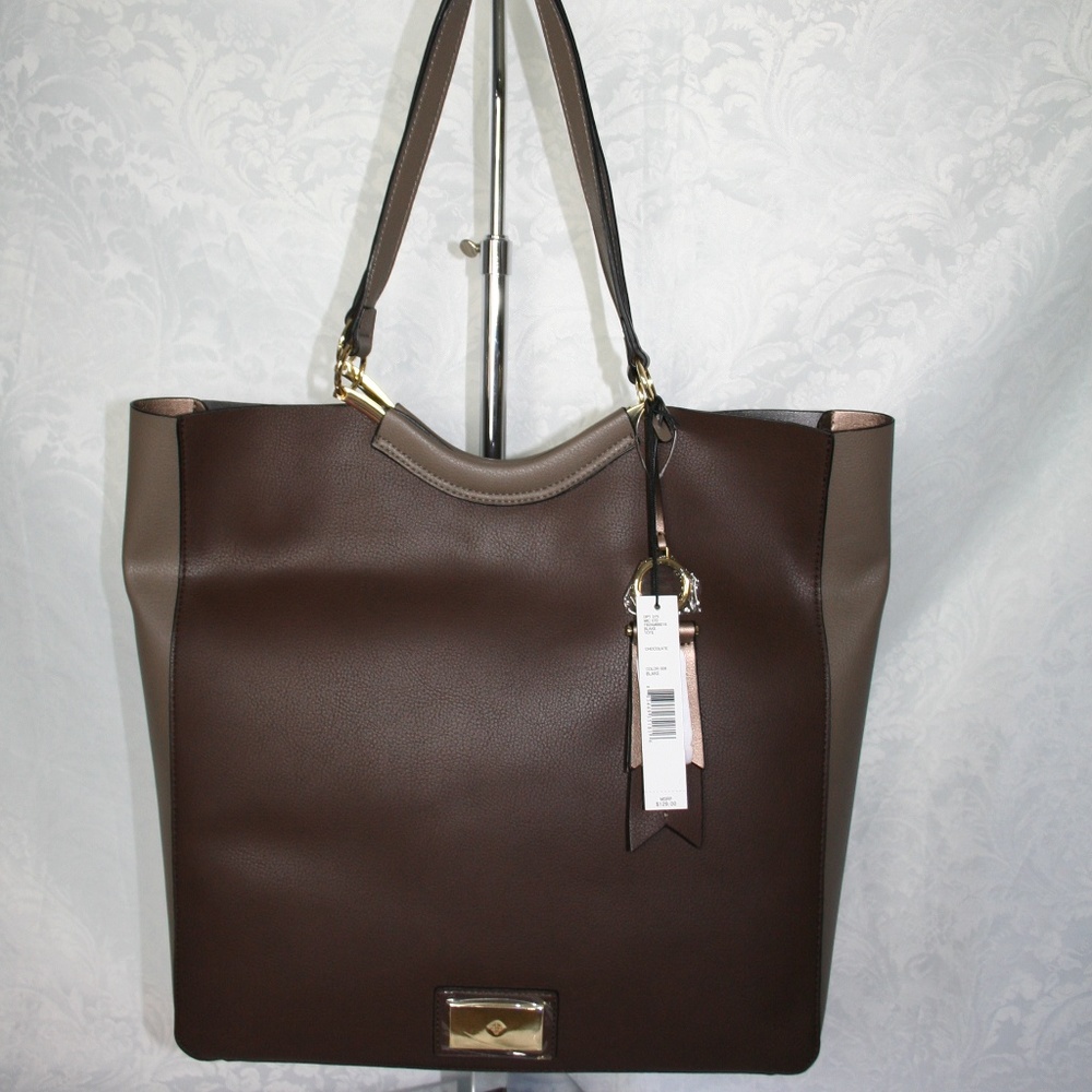 ANTONIO MELANI BLAKE TOTE CHOCOLATE